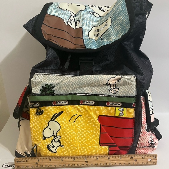 LeSportSac-PEANUTS/Snoopy Voyager Backpack - Picture 11 of 13